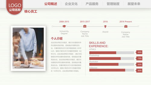 品味醇香，铸就卓越——咖啡棕休闲风企业介绍